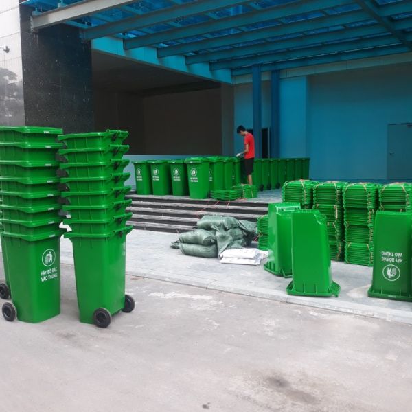 Thùng rác 240 lít HDPE