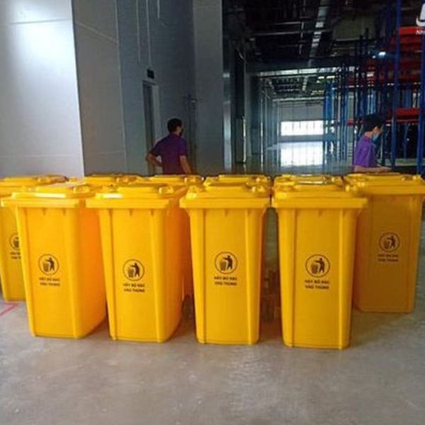 Thùng rác nhựa HDPE 60L